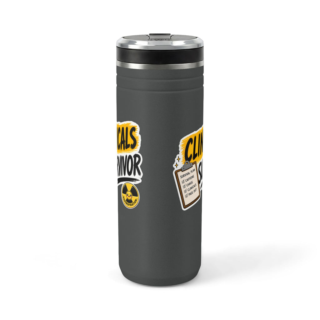 Titan Thermal Straw Tumbler - Clinicals Survivor, 24oz