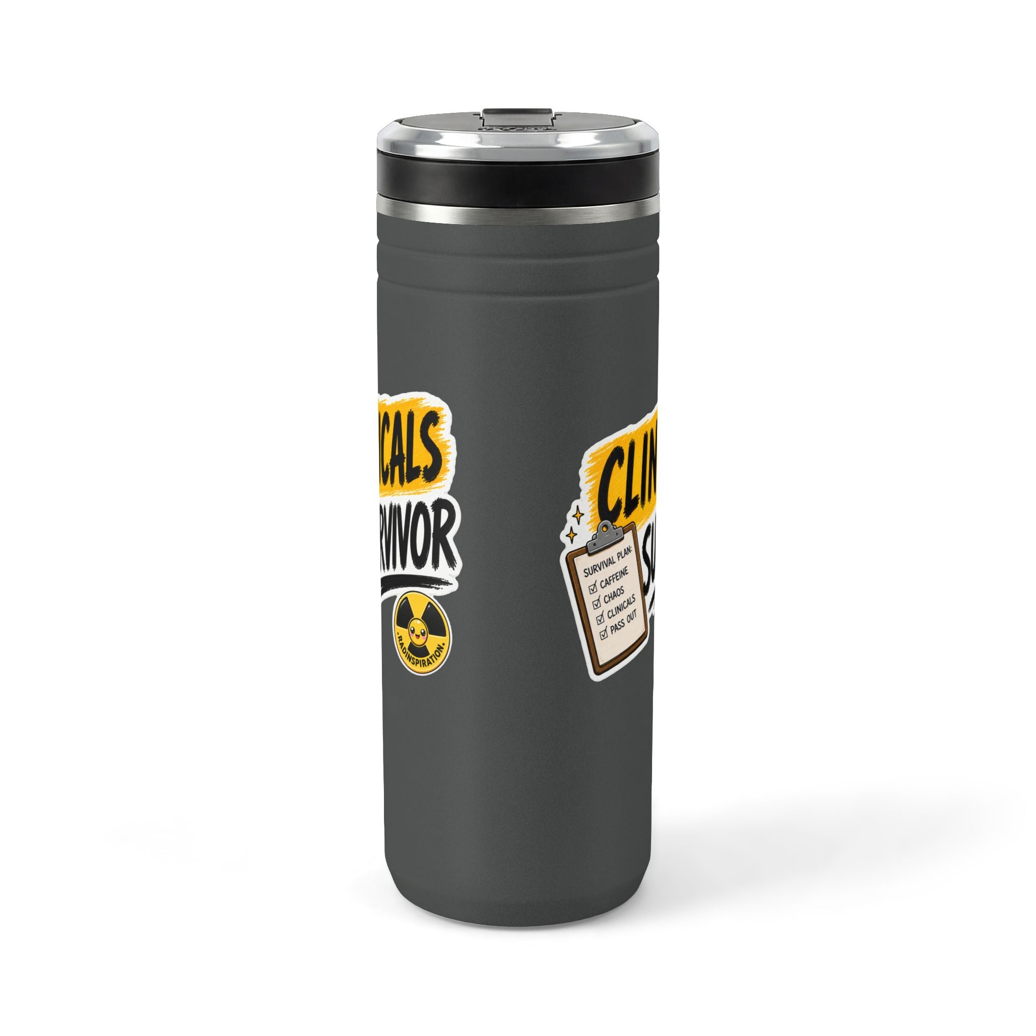 Titan Thermal Straw Tumbler - Clinicals Survivor, 24oz
