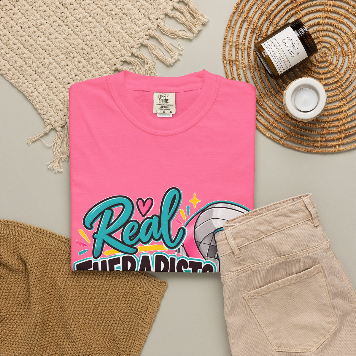 "Real Therapists Wear Pink" T-shirt