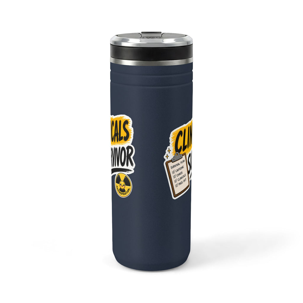 Titan Thermal Straw Tumbler - Clinicals Survivor, 24oz