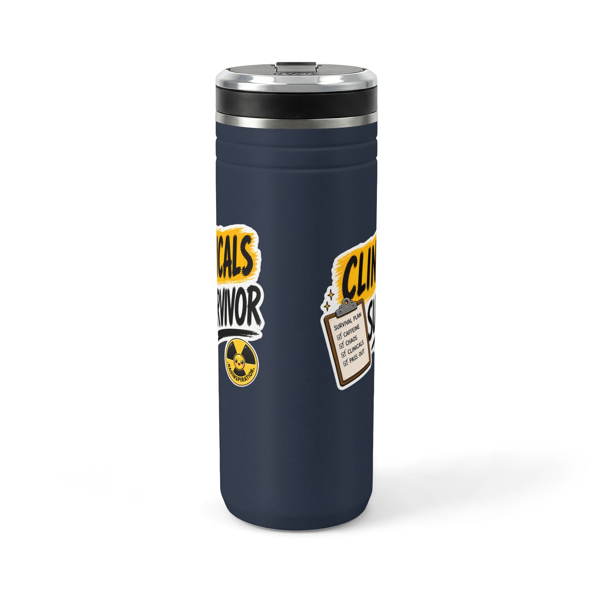 Titan Thermal Straw Tumbler - Clinicals Survivor, 24oz