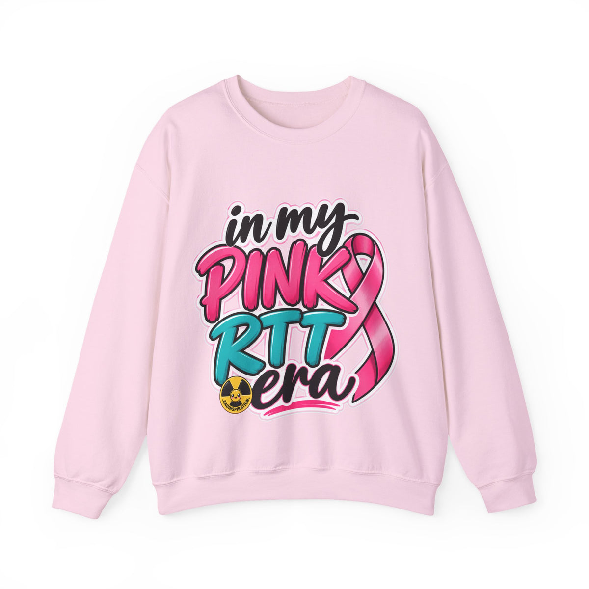 =Therapist Crewneck — "In My PINK RTT Era" Breast Cancer Awareness Sweatshirt