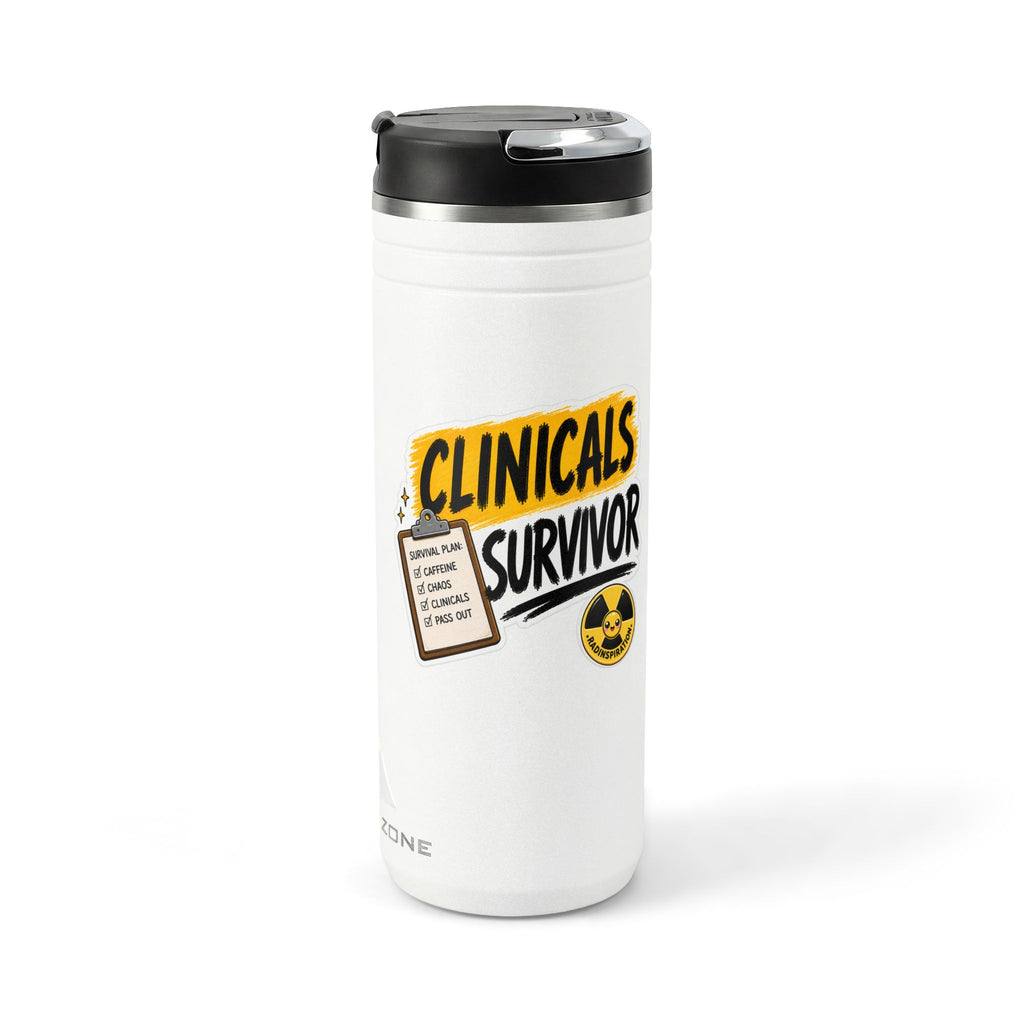 Titan Thermal Straw Tumbler - Clinicals Survivor, 24oz