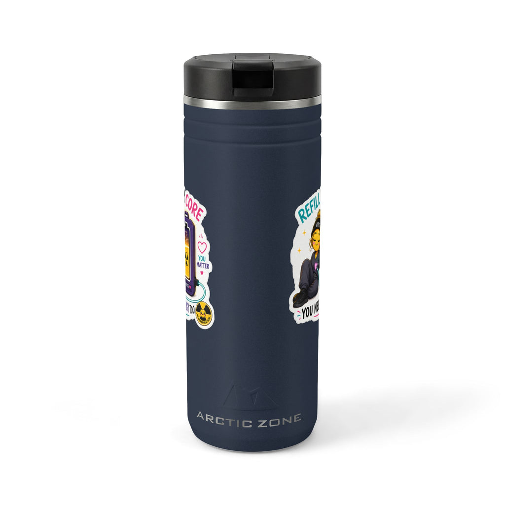 Titan Thermal Straw Tumbler- Refill Your Core, 24oz