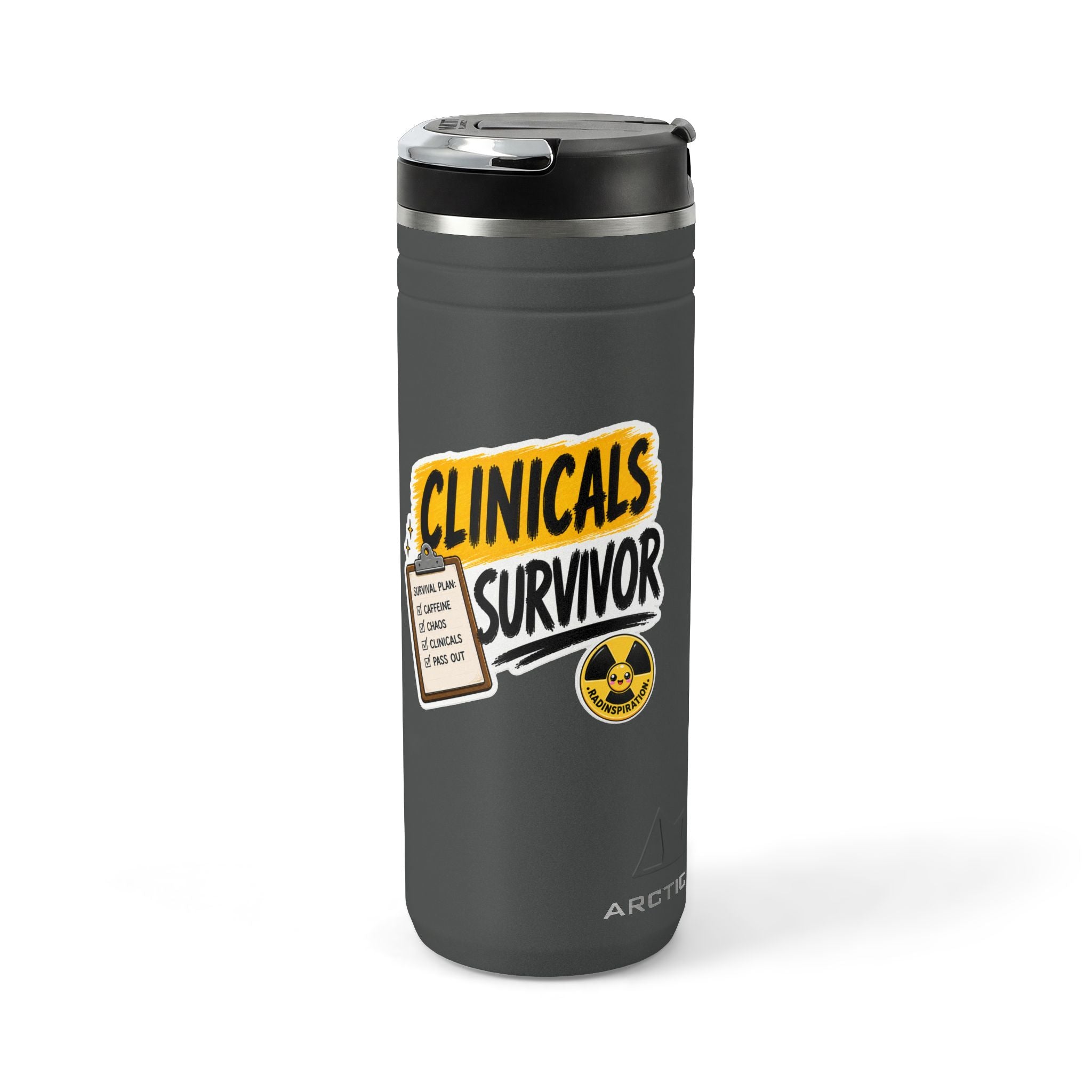 Titan Thermal Straw Tumbler - Clinicals Survivor, 24oz