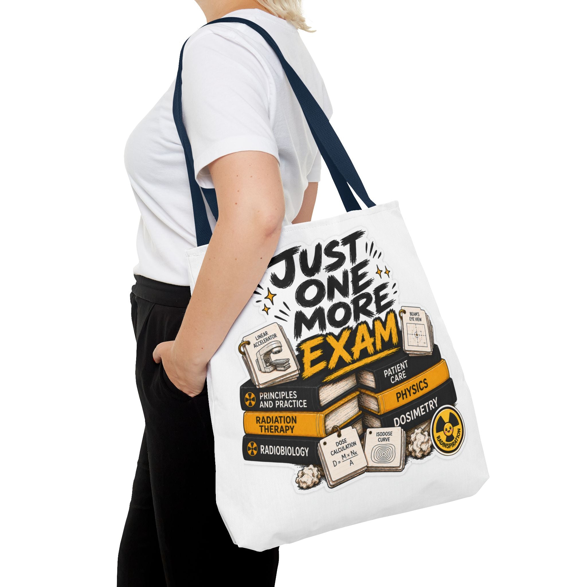 Exam Prep Tote Bag — “Just One More Exam” / “I Can Do Hard Things” Study Motivation Tote