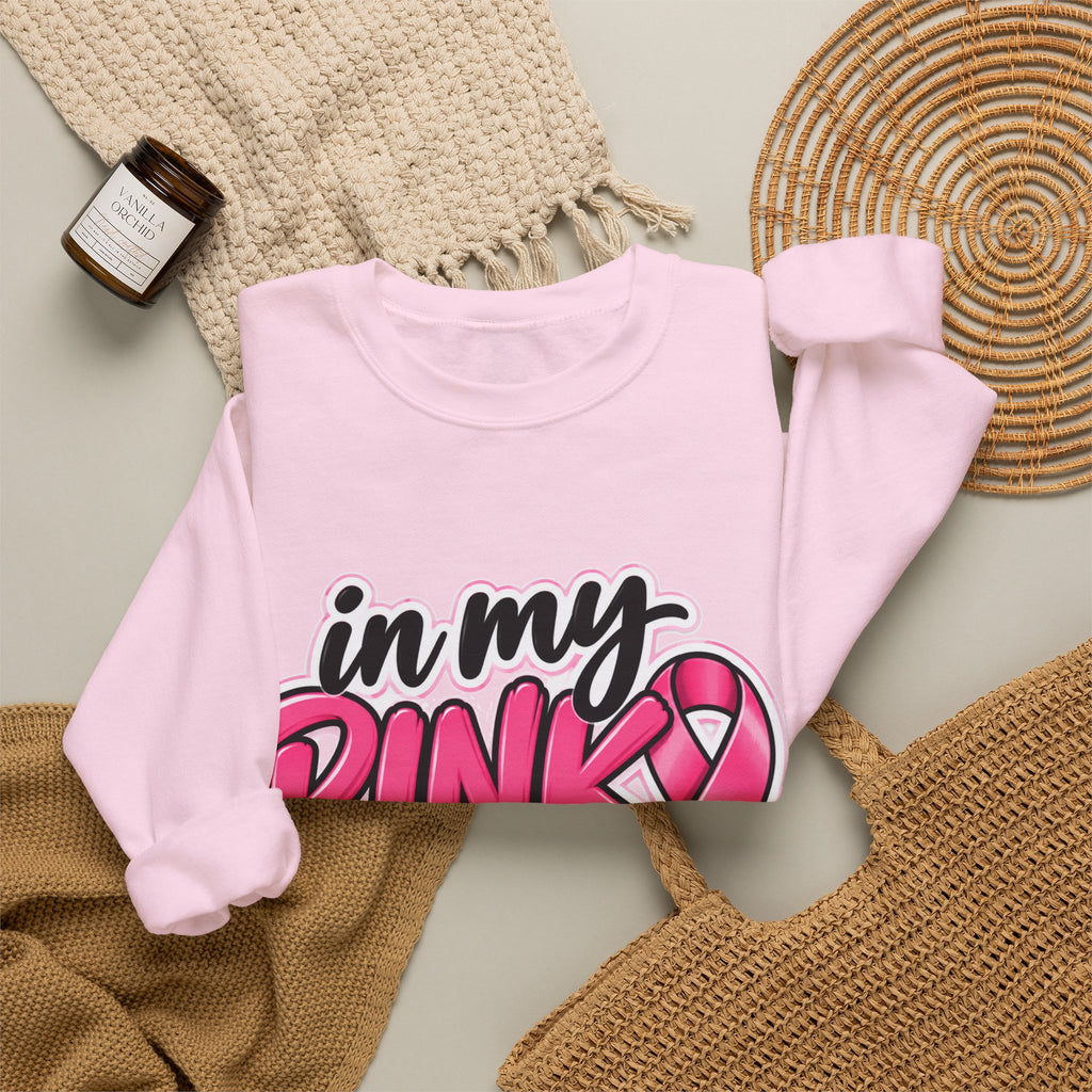 =Therapist Crewneck — "In My PINK RTT Era" Breast Cancer Awareness Sweatshirt