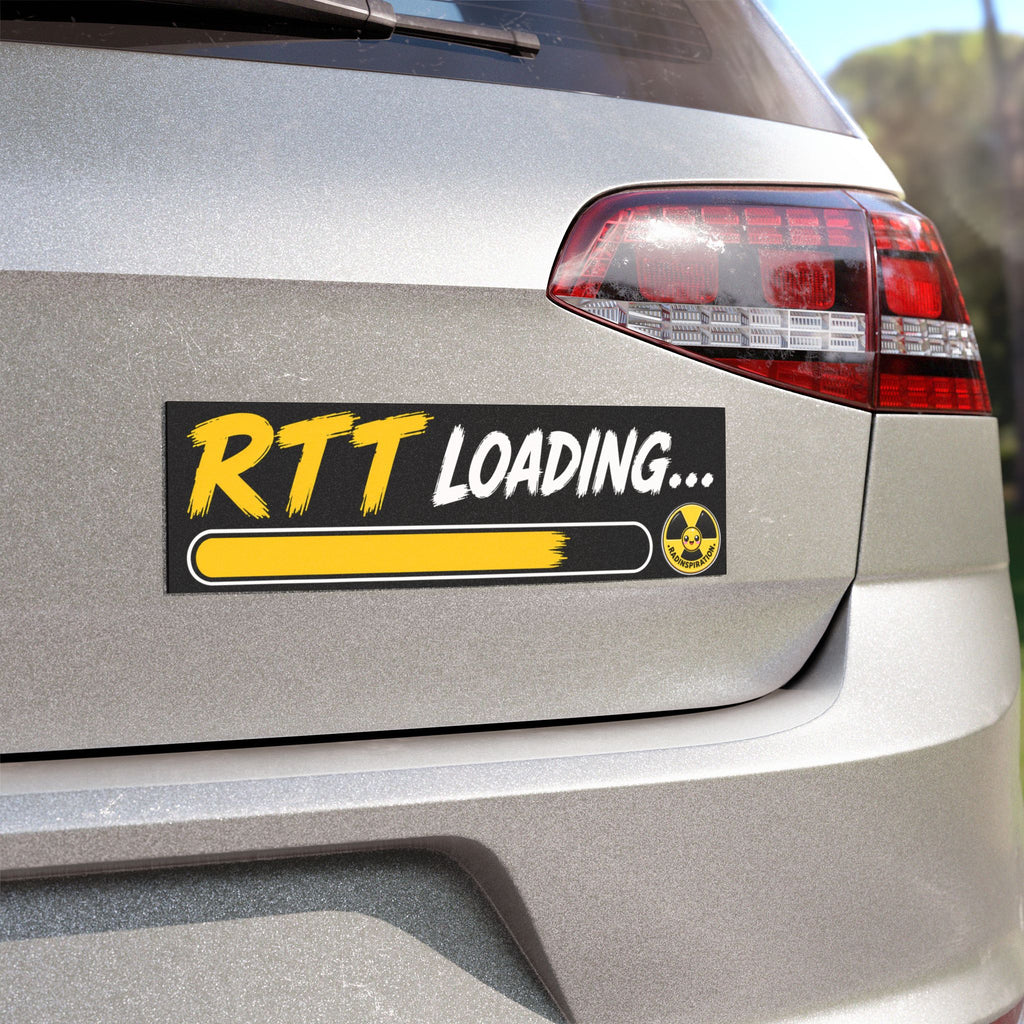 RTT Loading Car Magnet — Radiation Therapy Student Gift