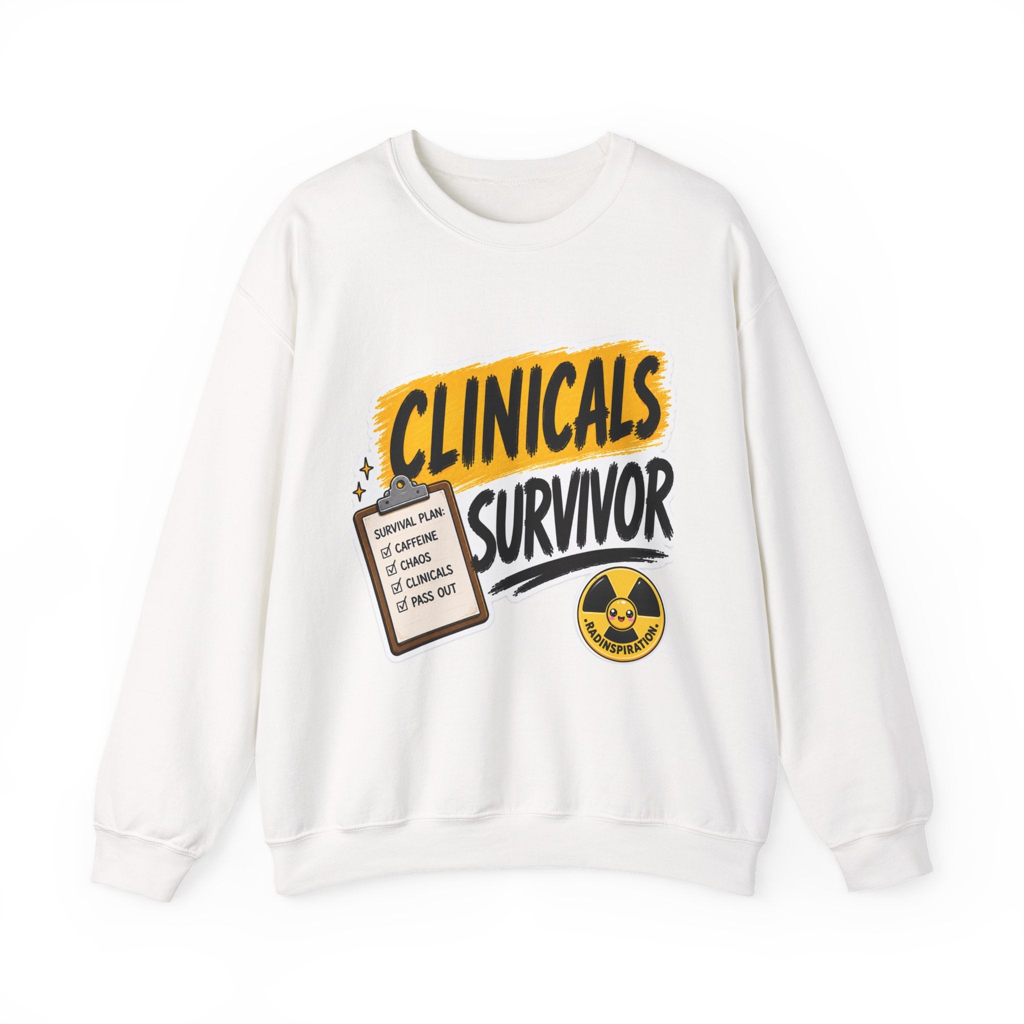 Crewneck Sweatshirt — "Clinicals Survivor"