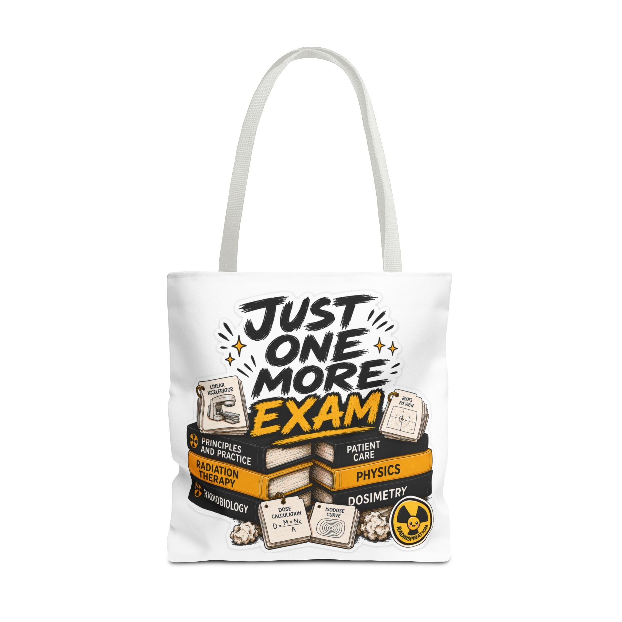 Exam Prep Tote Bag — “Just One More Exam” / “I Can Do Hard Things” Study Motivation Tote