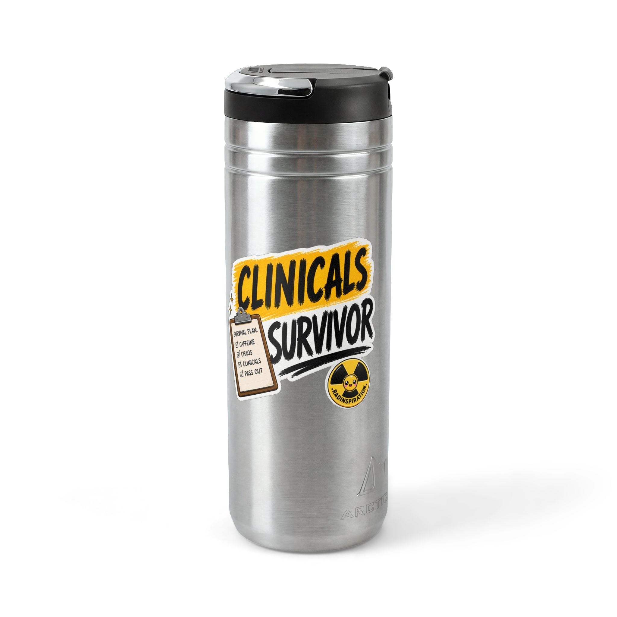 Titan Thermal Straw Tumbler - Clinicals Survivor, 24oz
