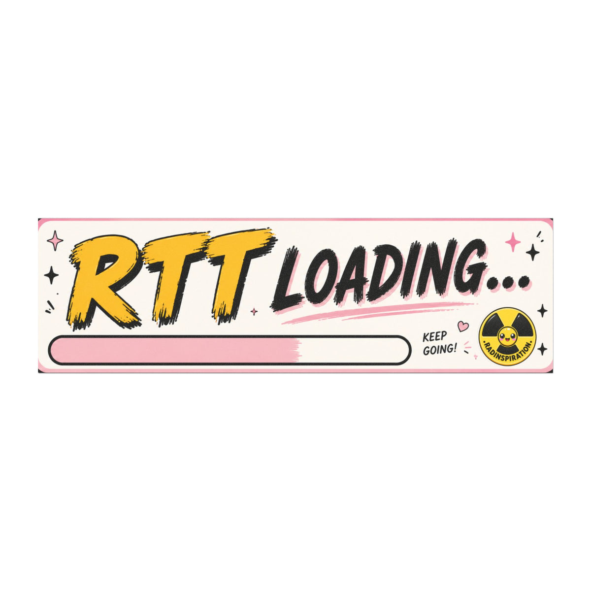 RTT Loading Car Magnet — Radiation Therapy Student Gift