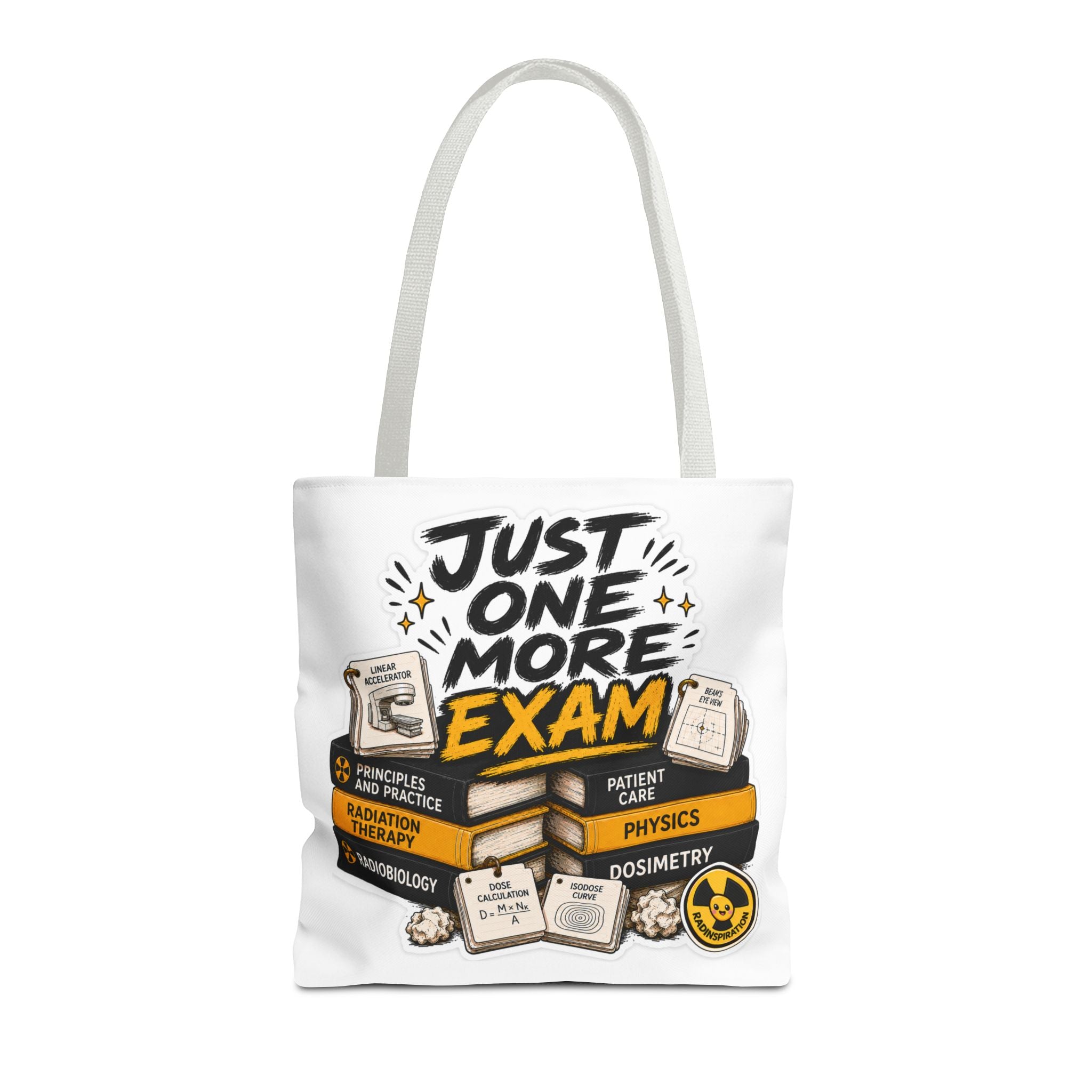 Exam Prep Tote Bag — “Just One More Exam” / “I Can Do Hard Things” Study Motivation Tote