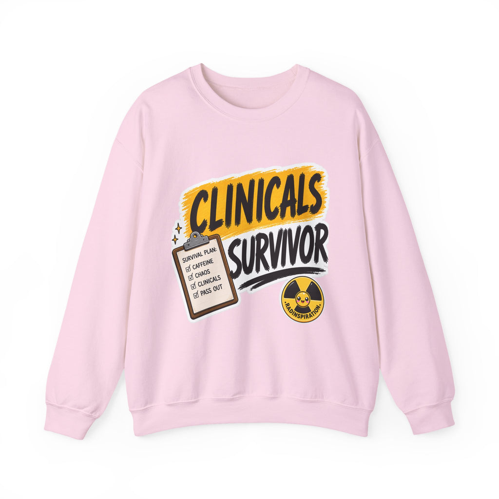 Crewneck Sweatshirt — "Clinicals Survivor"