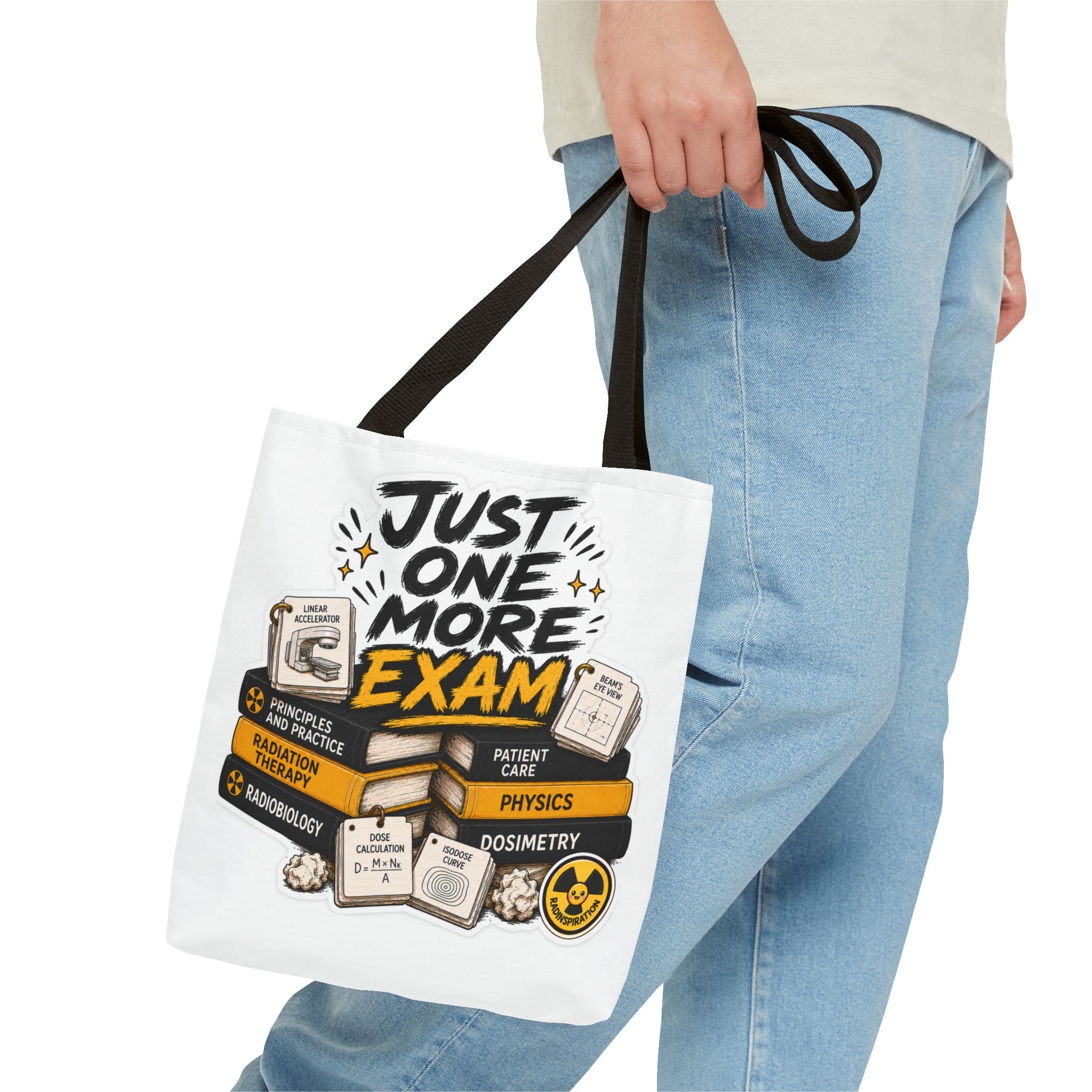 Exam Prep Tote Bag — “Just One More Exam” / “I Can Do Hard Things” Study Motivation Tote