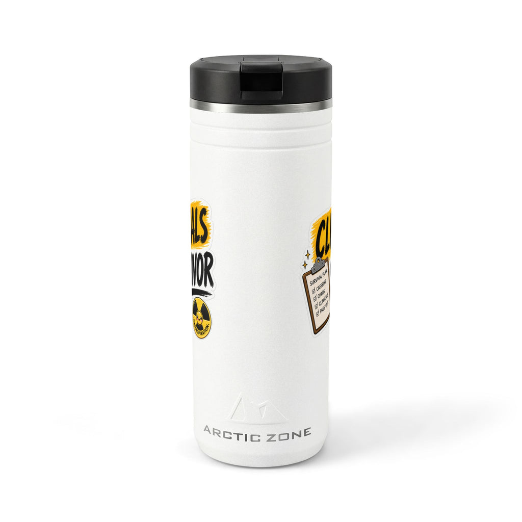 Titan Thermal Straw Tumbler - Clinicals Survivor, 24oz