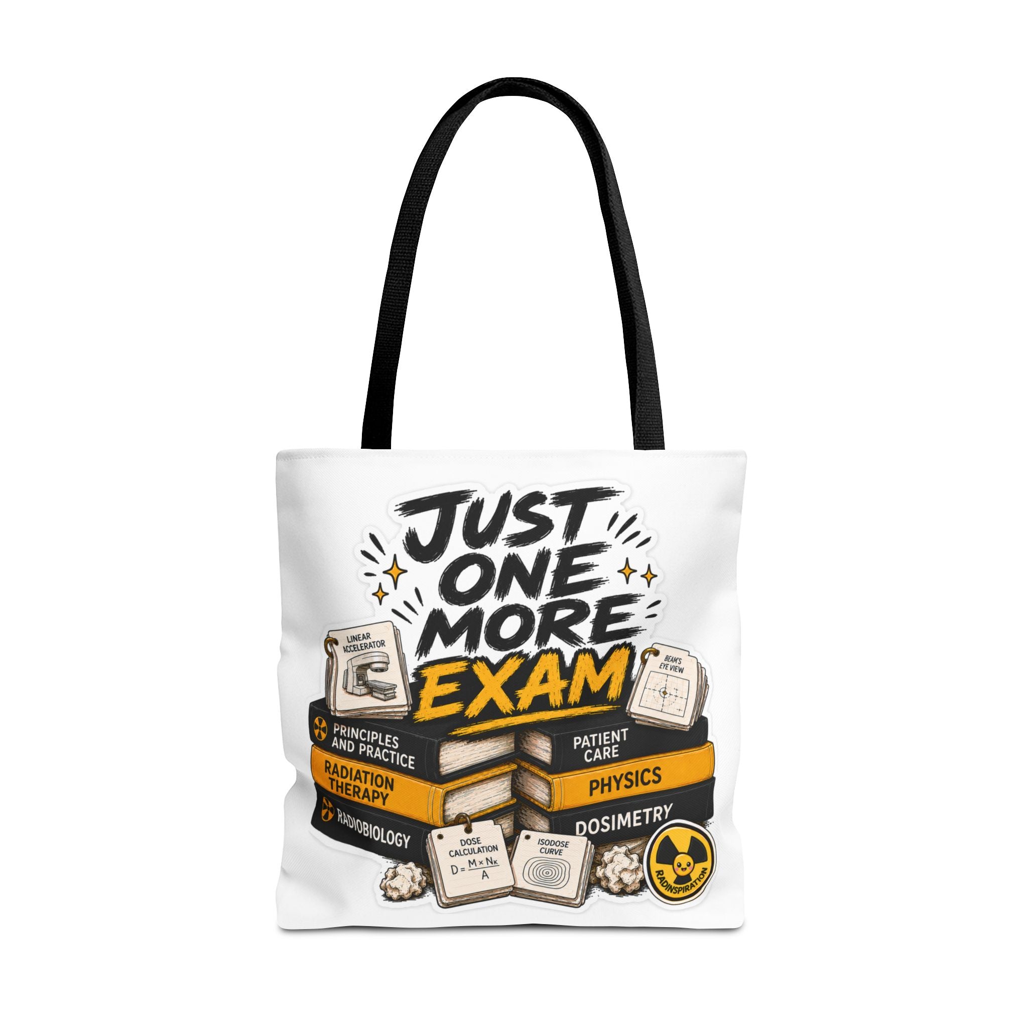Exam Prep Tote Bag — “Just One More Exam” / “I Can Do Hard Things” Study Motivation Tote