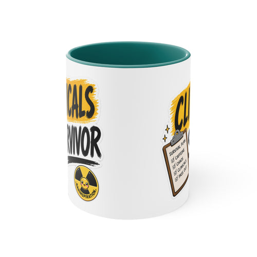 Clinicals Survivor Coffee Mug — Funny Student Gift (11oz Accent)