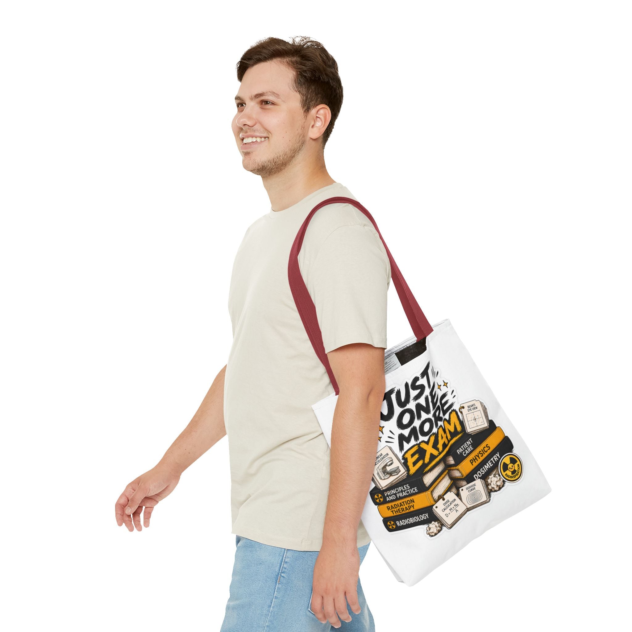Exam Prep Tote Bag — “Just One More Exam” / “I Can Do Hard Things” Study Motivation Tote