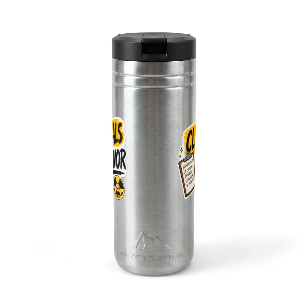 Titan Thermal Straw Tumbler - Clinicals Survivor, 24oz