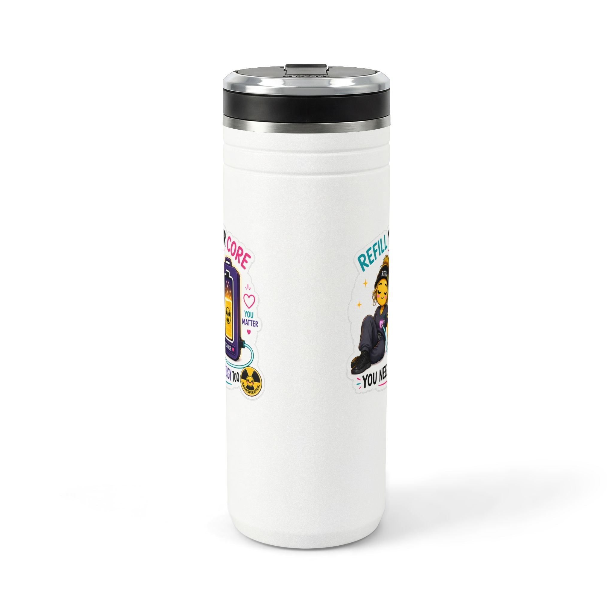 Titan Thermal Straw Tumbler- Refill Your Core, 24oz