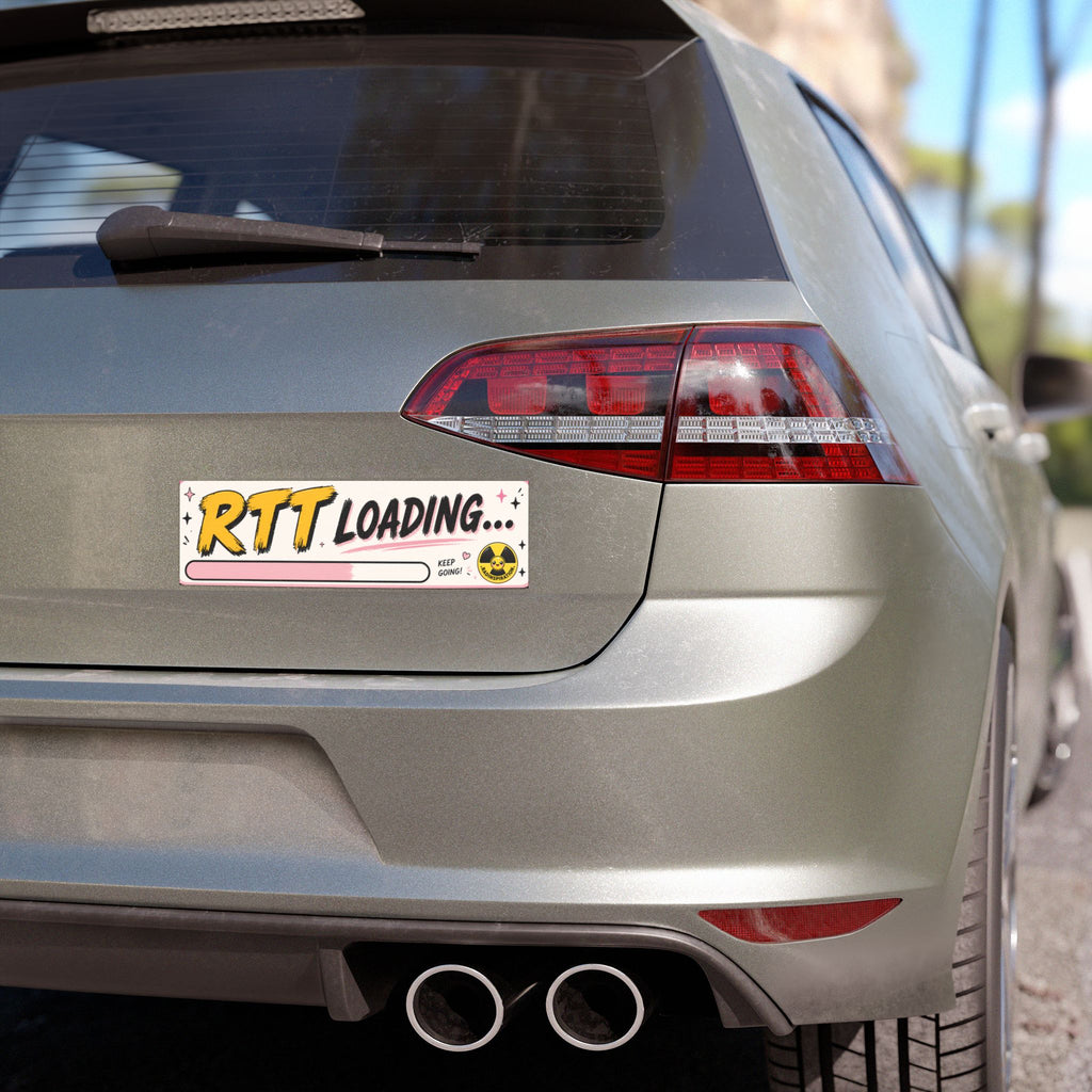 RTT Loading Car Magnet — Radiation Therapy Student Gift