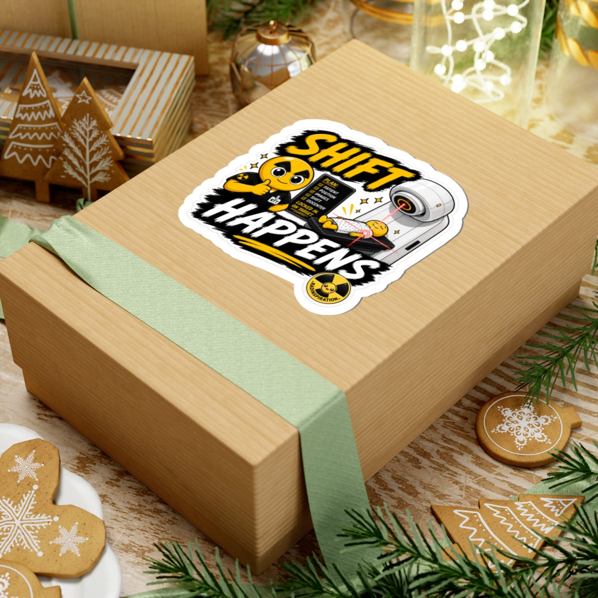 Shift Happens Sticker —  Funny Die-Cut Decal