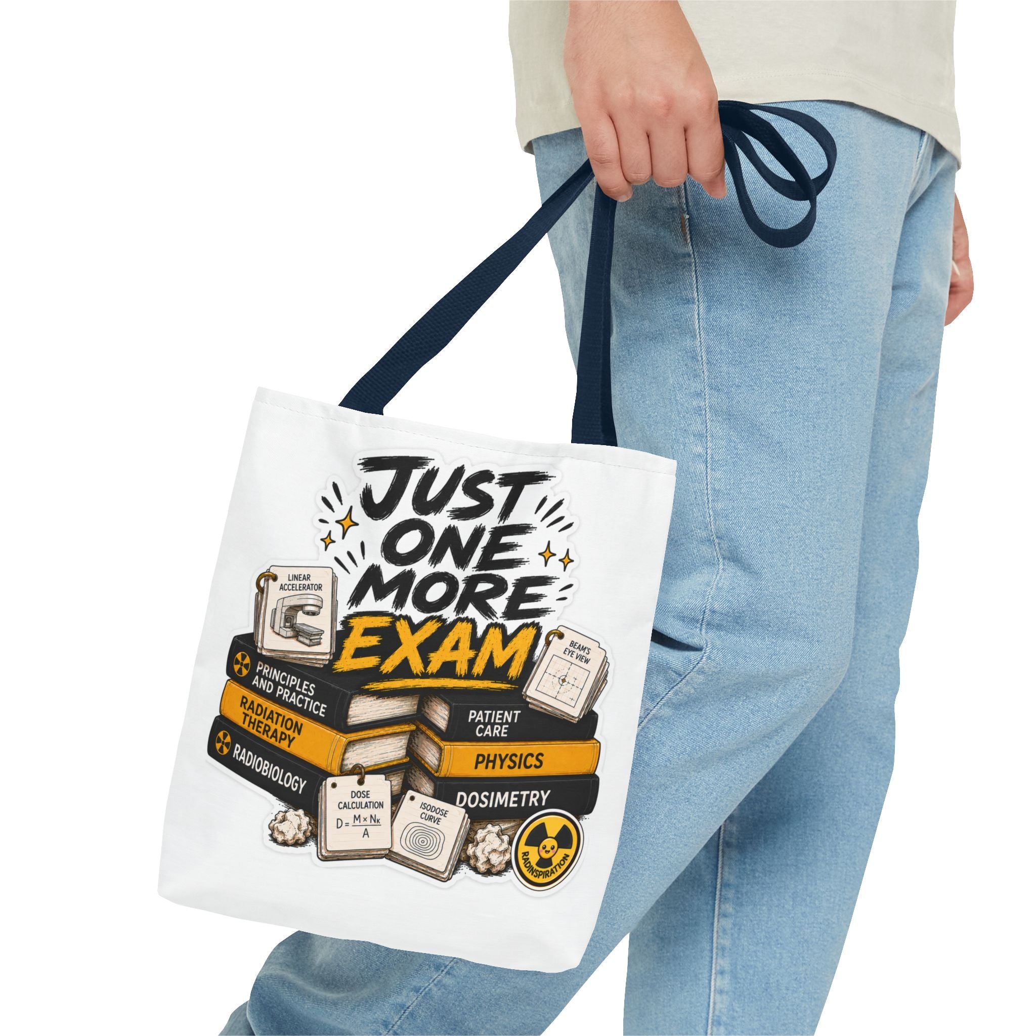 Exam Prep Tote Bag — “Just One More Exam” / “I Can Do Hard Things” Study Motivation Tote