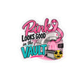 "Pink Looks Cute in the Vault" Decal