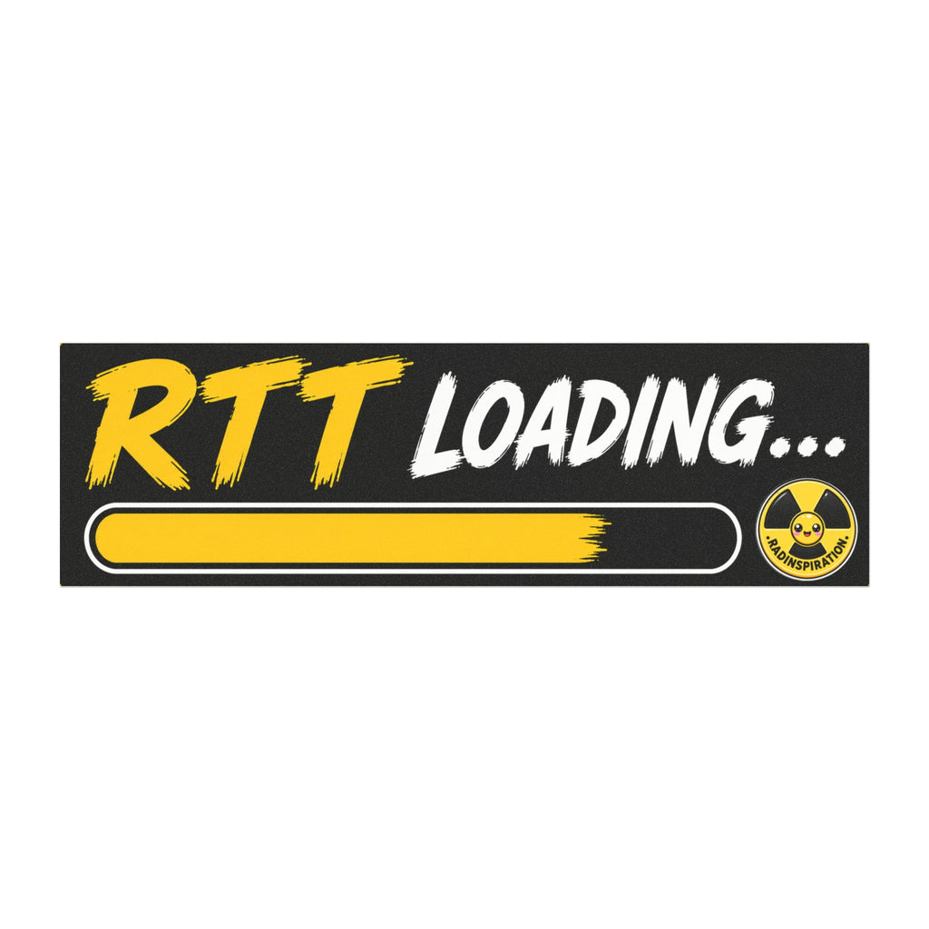 RTT Loading Car Magnet — Radiation Therapy Student Gift