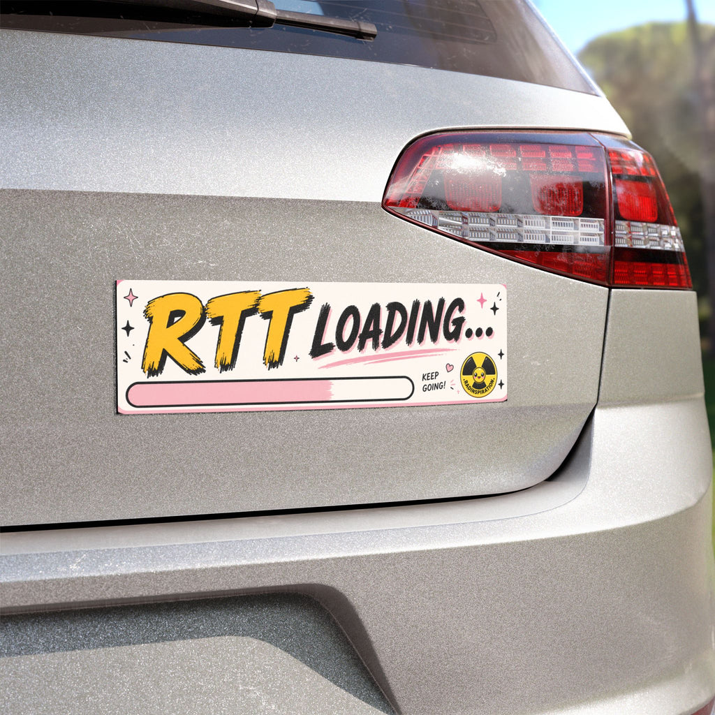 RTT Loading Car Magnet — Radiation Therapy Student Gift