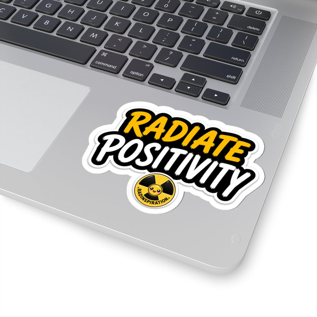 Radiate Positivity Sticker — Motivational Kiss-Cut Decal