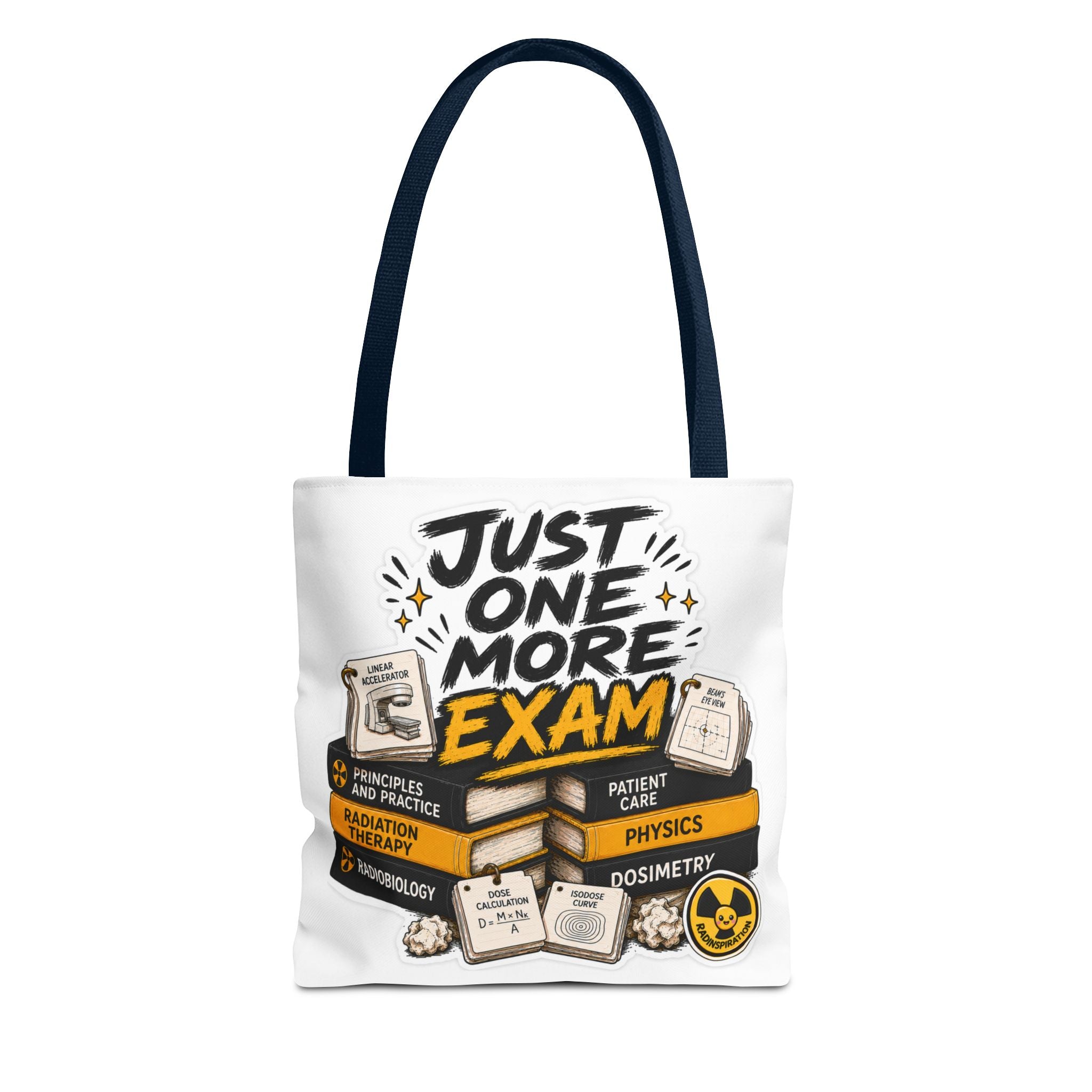 Exam Prep Tote Bag — “Just One More Exam” / “I Can Do Hard Things” Study Motivation Tote