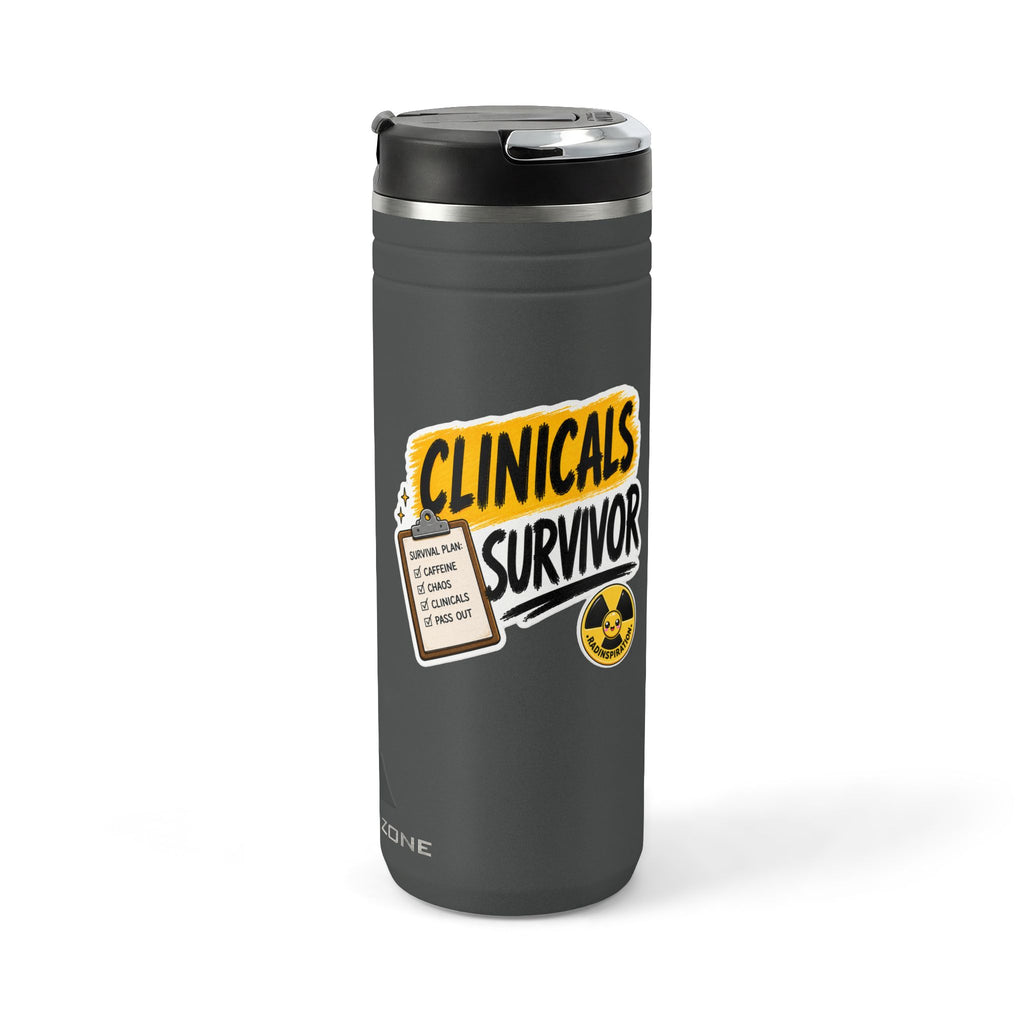Titan Thermal Straw Tumbler - Clinicals Survivor, 24oz