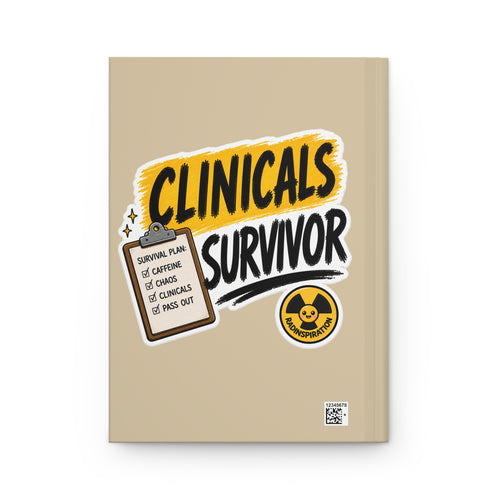 Clinicals Survivor Hardcover Journal — "I Can Do Hard Things" Medical Student Gift