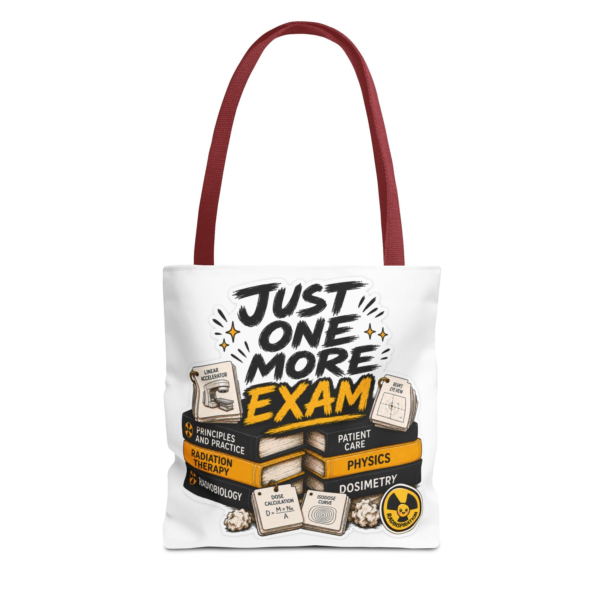 Exam Prep Tote Bag — “Just One More Exam” / “I Can Do Hard Things” Study Motivation Tote
