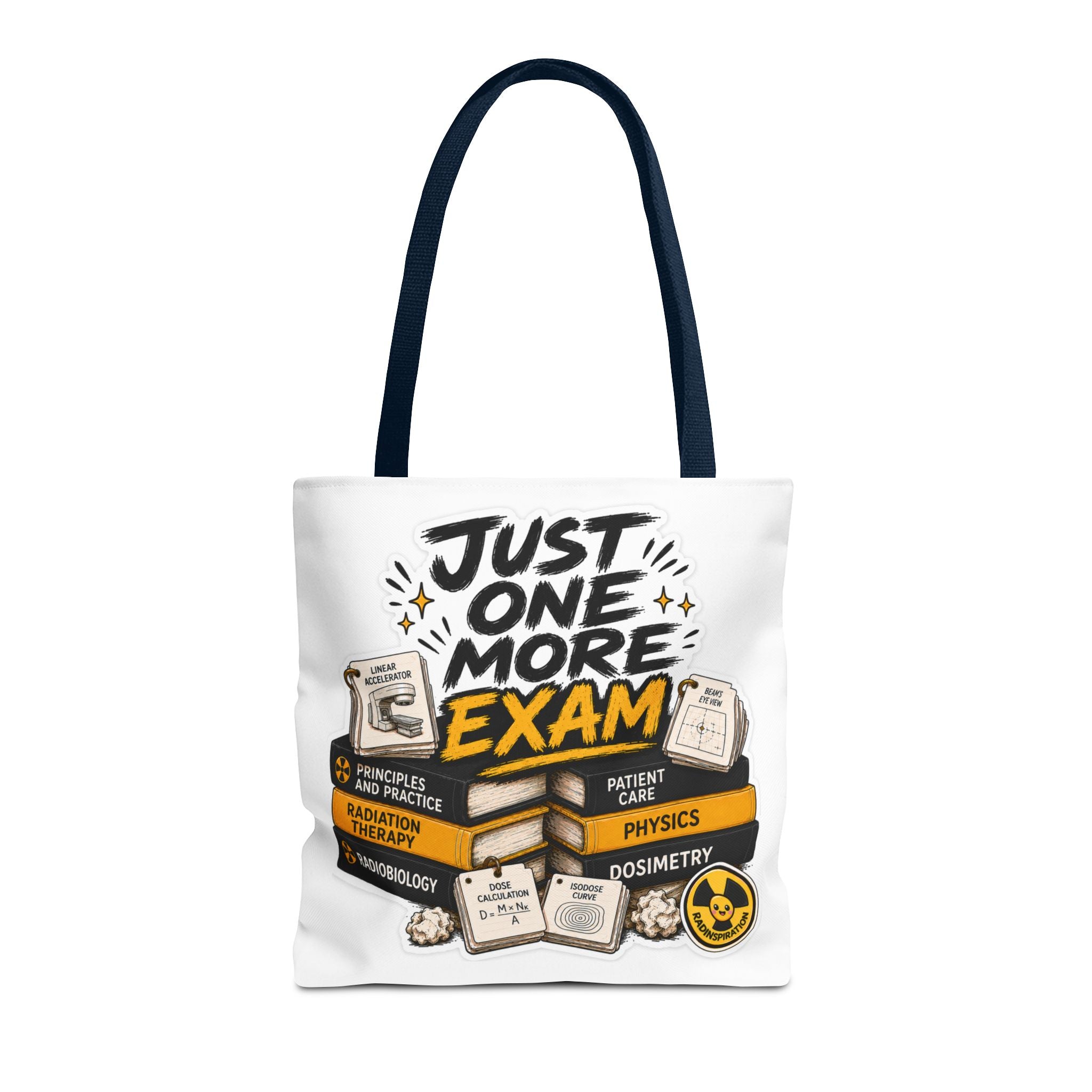 Exam Prep Tote Bag — “Just One More Exam” / “I Can Do Hard Things” Study Motivation Tote
