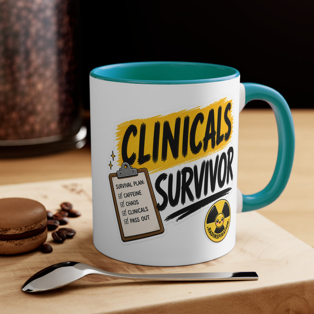 Clinicals Survivor Coffee Mug — Funny Student Gift (11oz Accent)