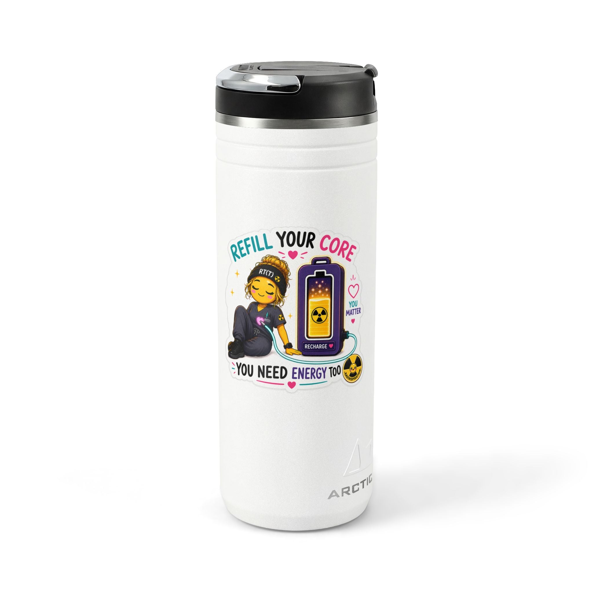 Titan Thermal Straw Tumbler- Refill Your Core, 24oz