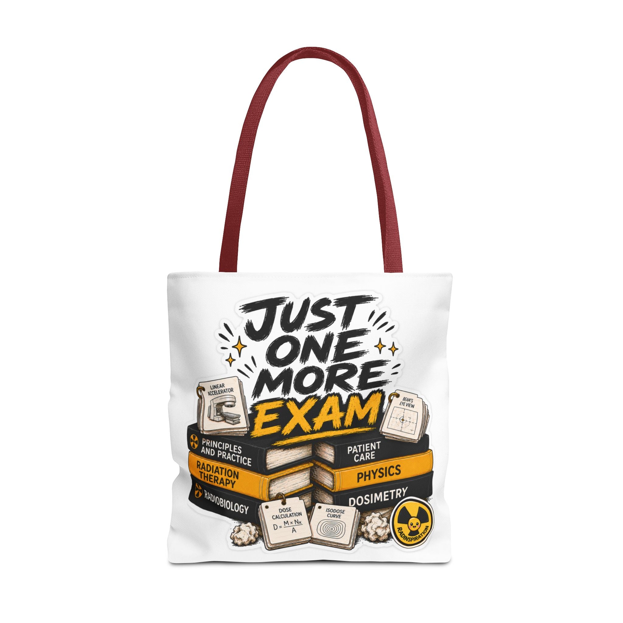 Exam Prep Tote Bag — “Just One More Exam” / “I Can Do Hard Things” Study Motivation Tote