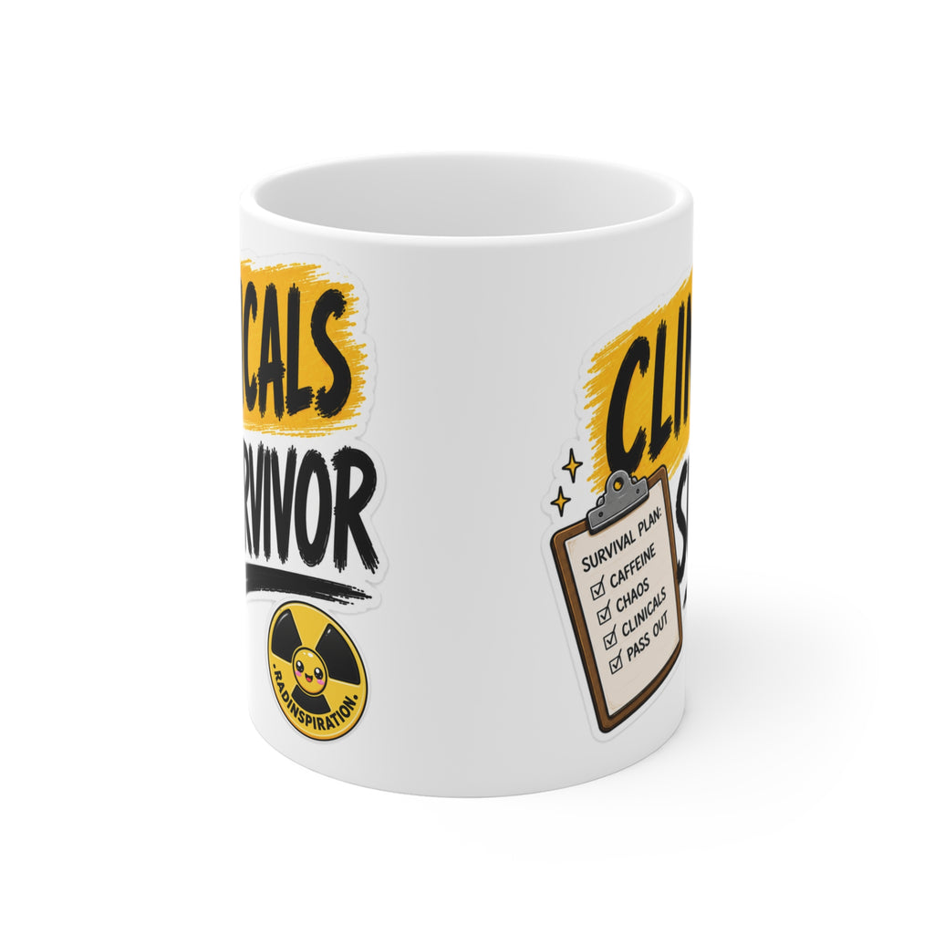 Clinicals Survivor Coffee Mug – Funny Student Gift (11oz)