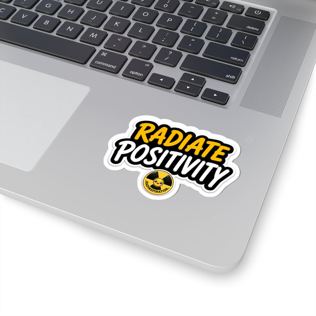 Radiate Positivity Sticker — Motivational Kiss-Cut Decal