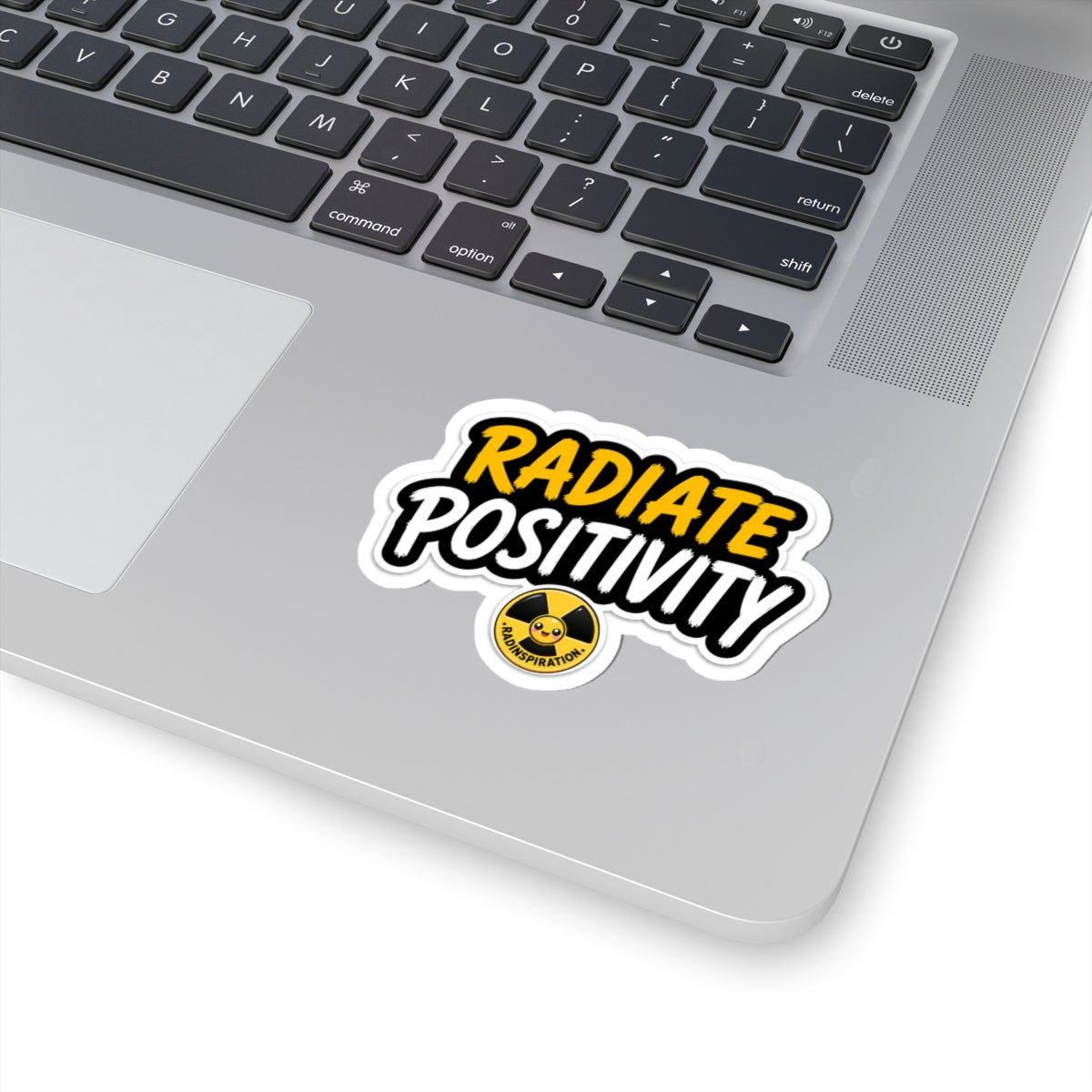 Radiate Positivity Sticker — Motivational Kiss-Cut Decal
