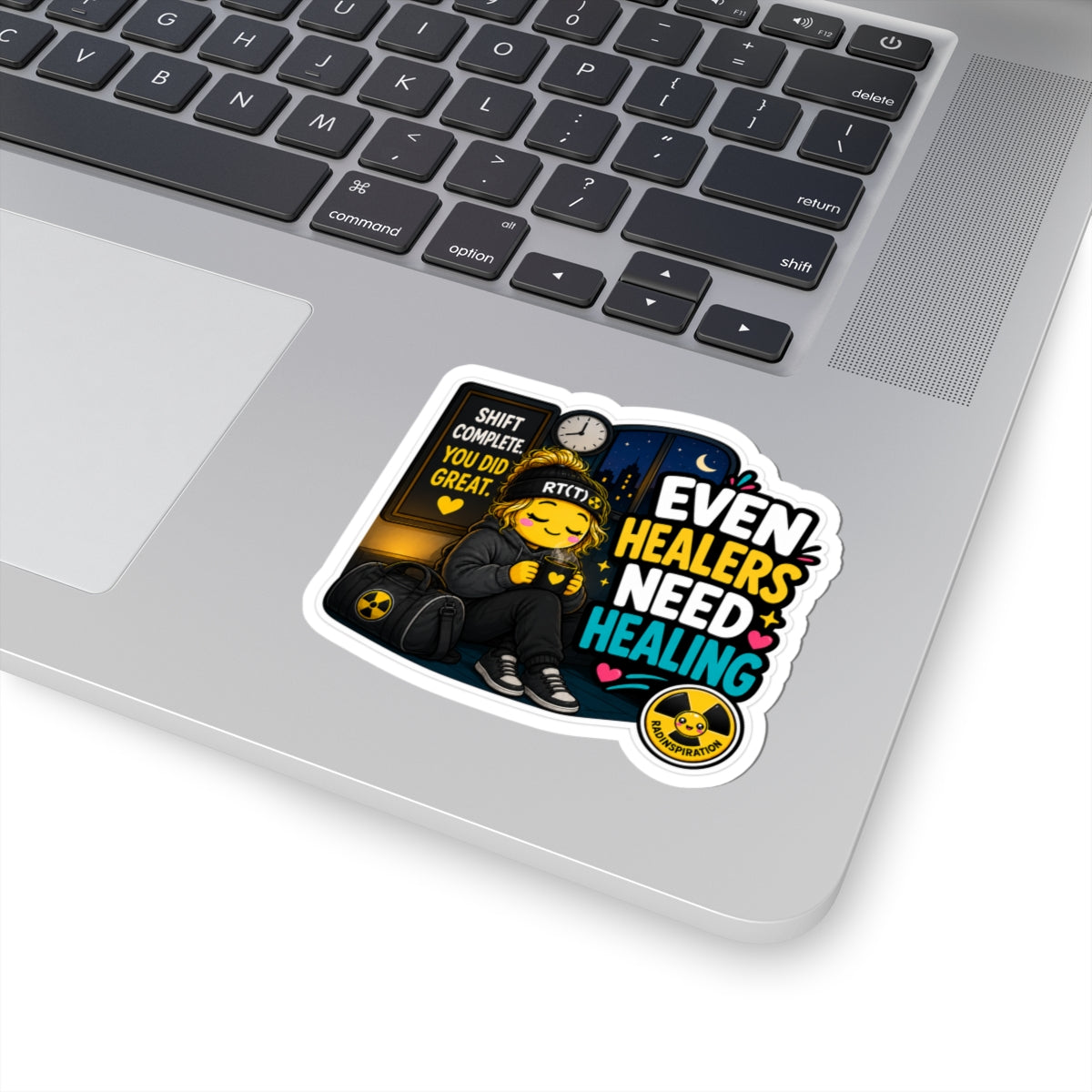 Even Healers Need Healing Sticker — Self-Care RTT Healthcare Appreciation Kiss-Cut Sticker