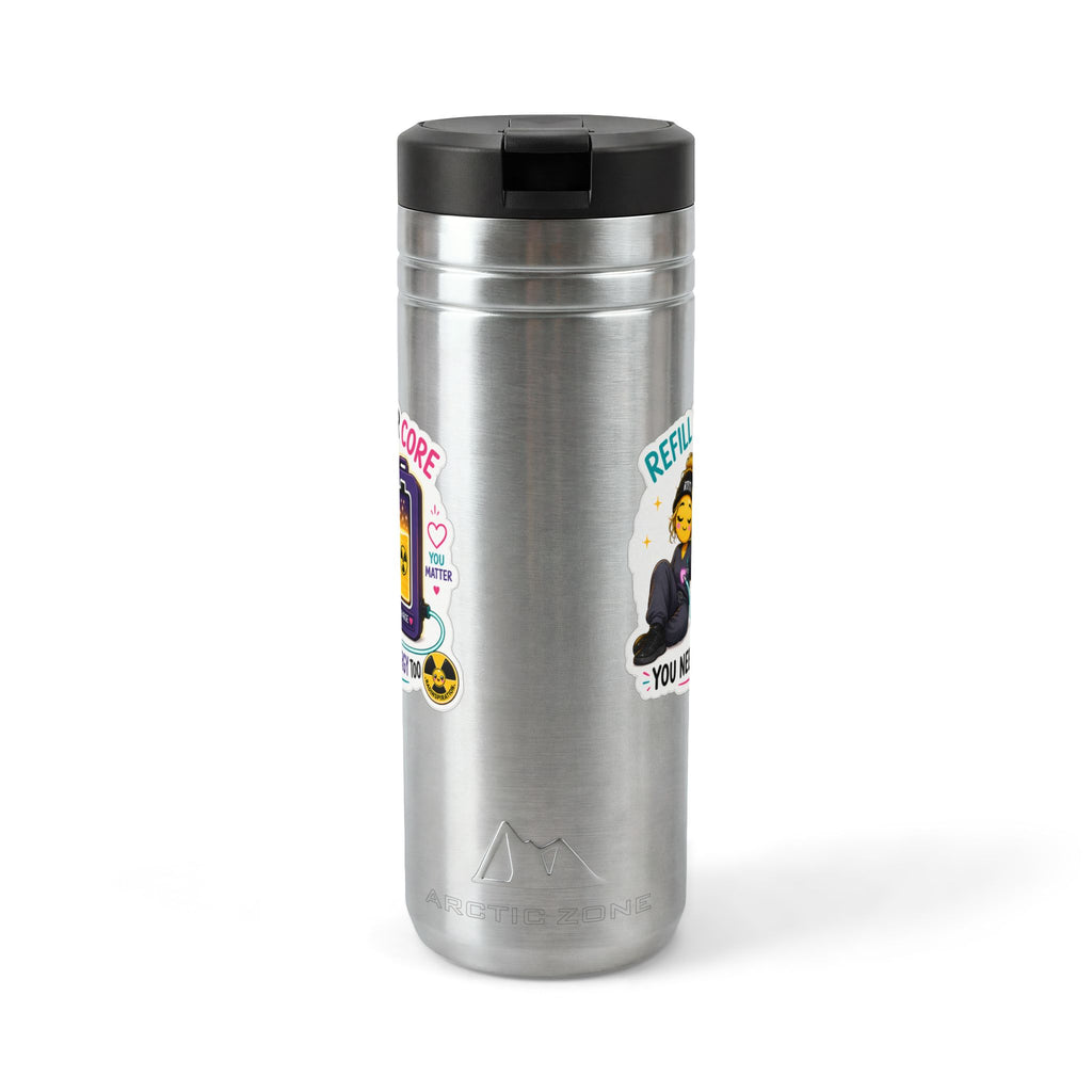 Titan Thermal Straw Tumbler- Refill Your Core, 24oz