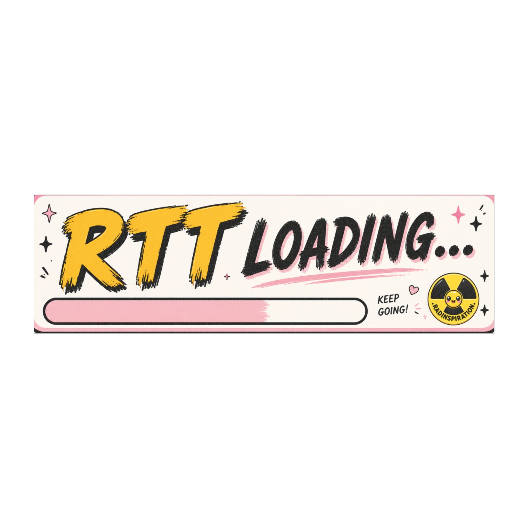 RTT Loading Car Magnet — Radiation Therapy Student Gift