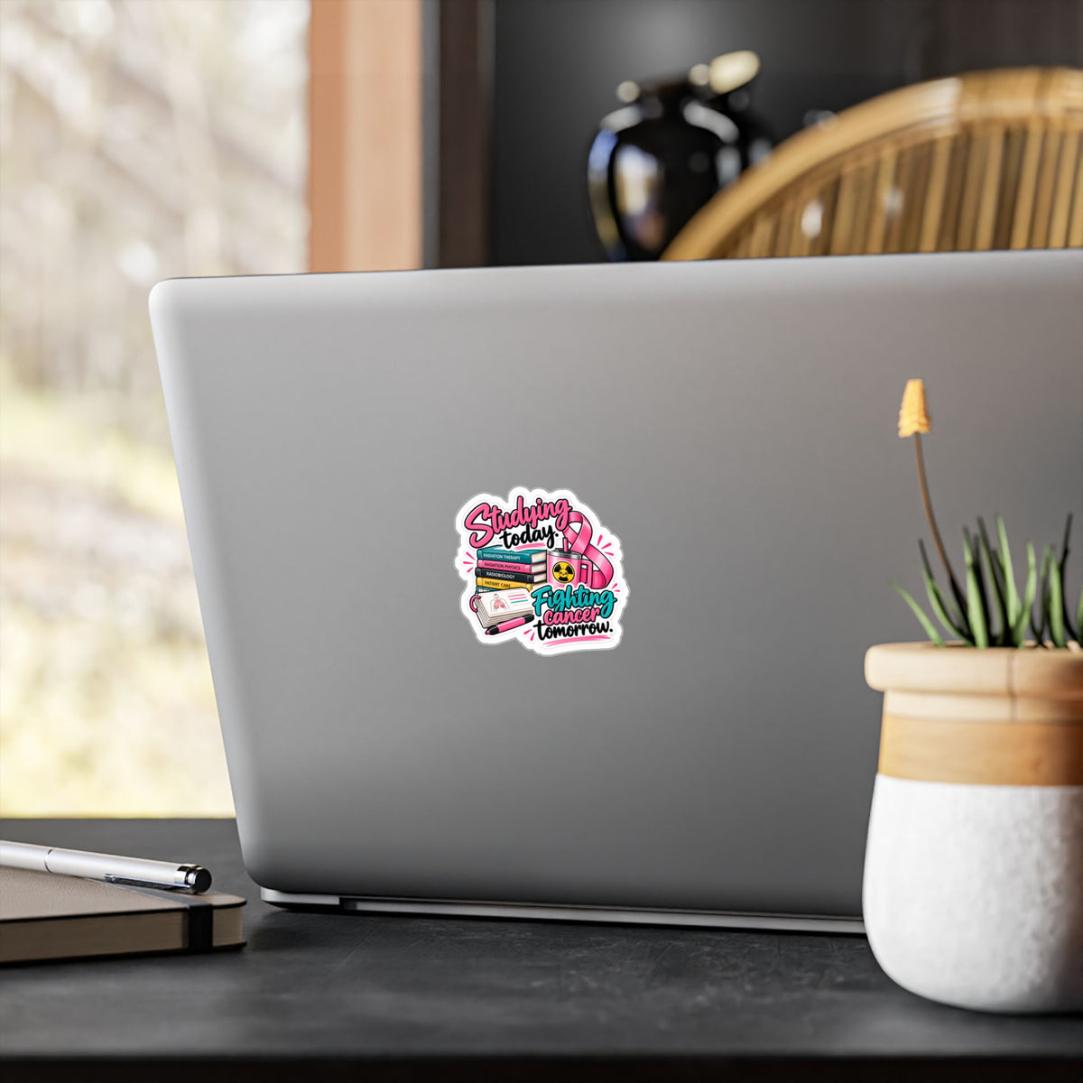 "Studying Today. Fighting Cancer Tomorrow" Decal