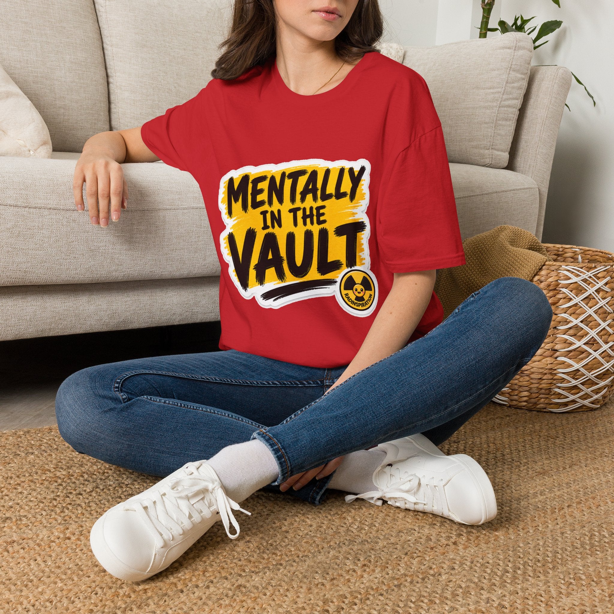 Mentally in the Vault T‑Shirt — Funny Graphic Tee