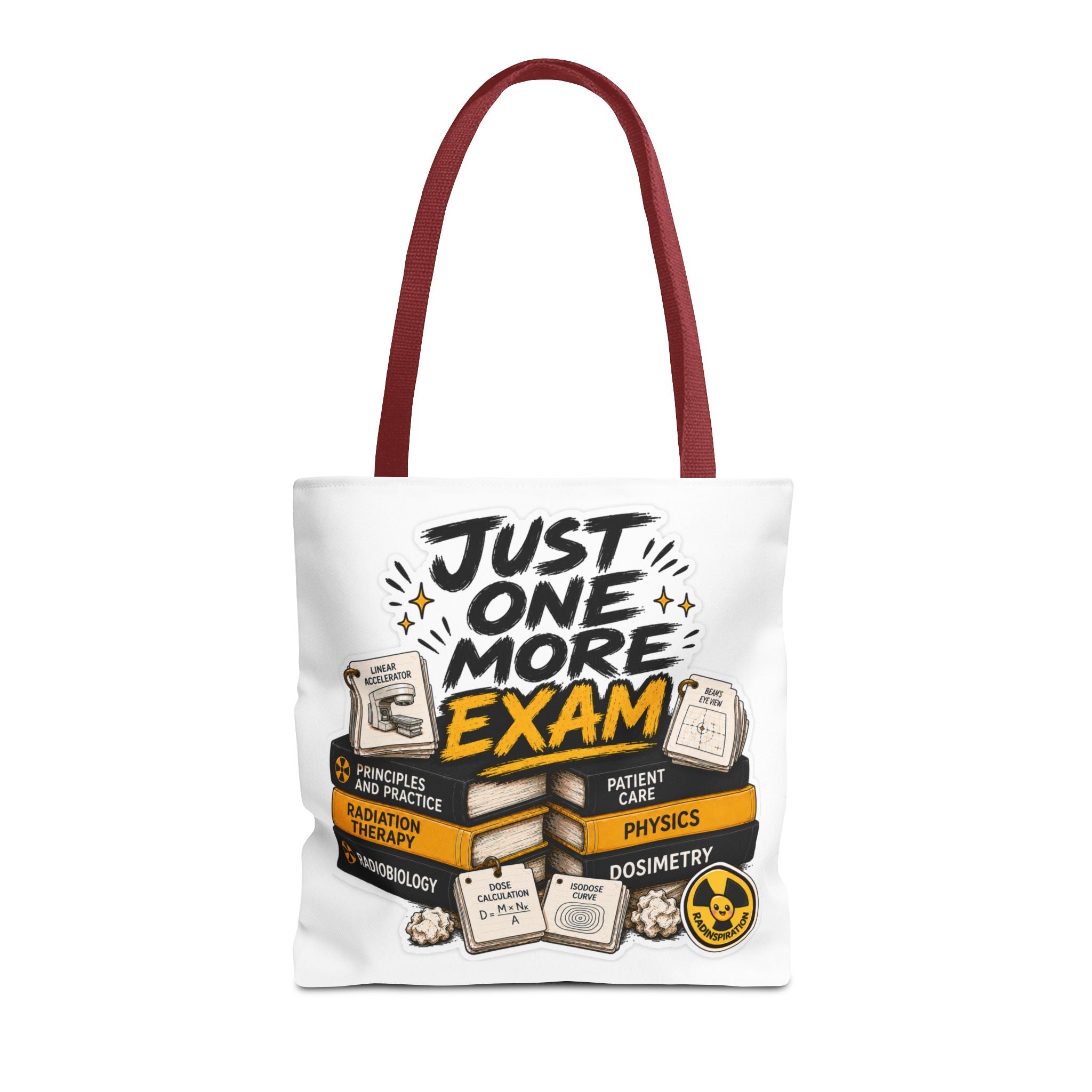 Exam Prep Tote Bag — “Just One More Exam” / “I Can Do Hard Things” Study Motivation Tote