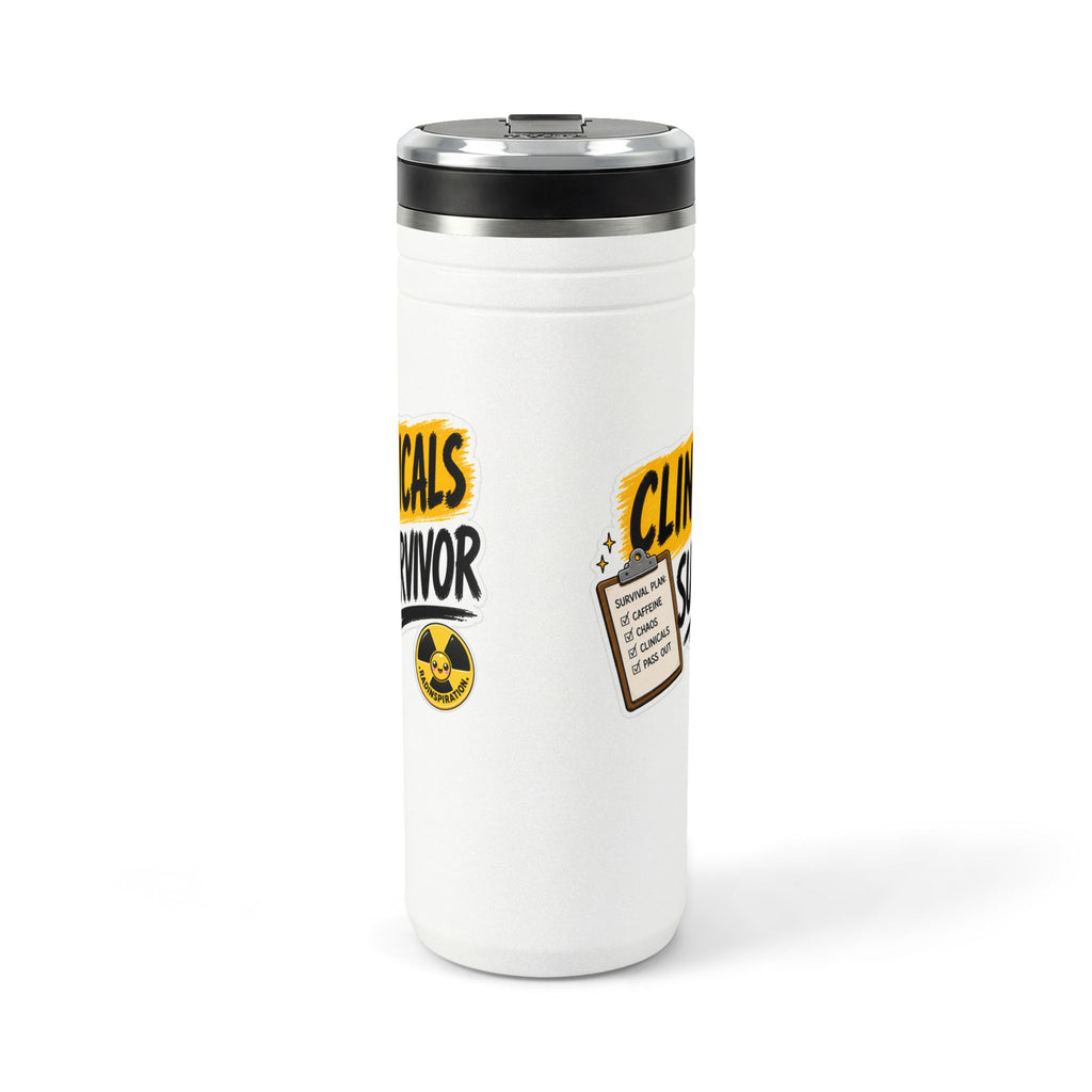 Titan Thermal Straw Tumbler - Clinicals Survivor, 24oz